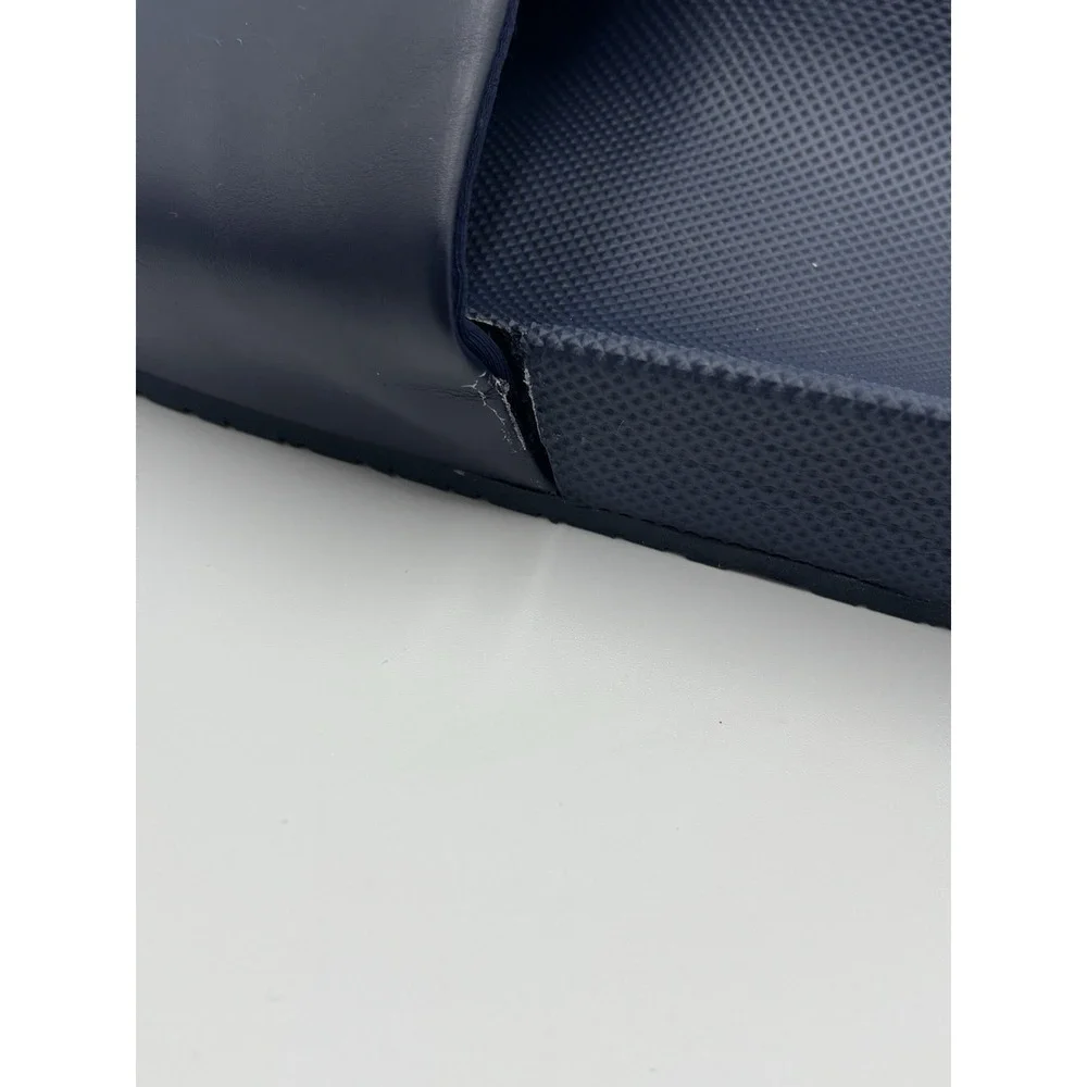 Polo Ralph Lauren Cayson Slide Sandals Navy Rubber Pool Slides Men's 10